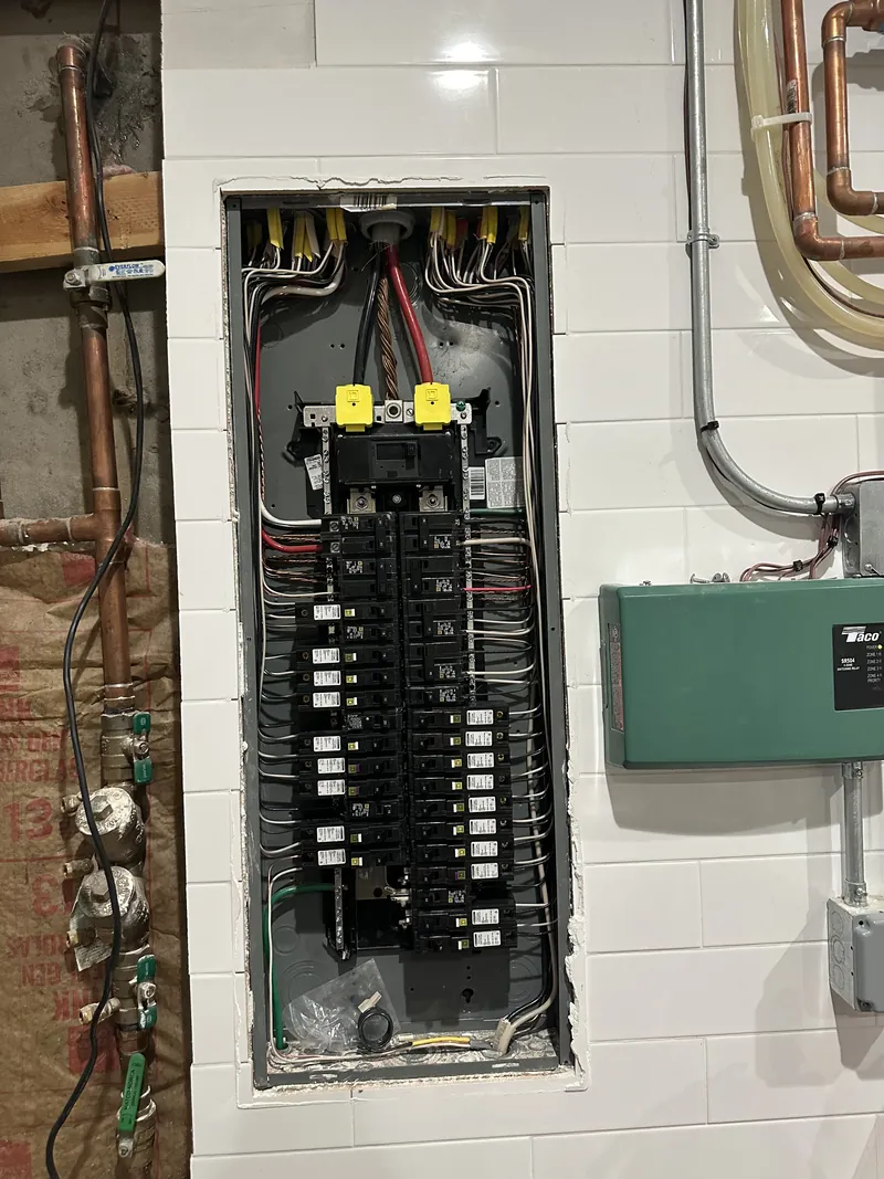 Panel change-out, basement — MTL Electric, Long Island