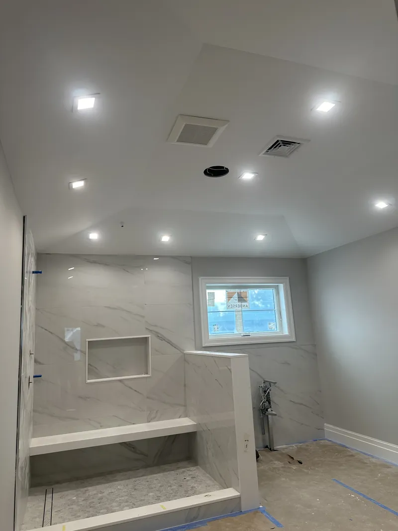 Bathroom recessed lighting and exhaust — MTL Electric, Long Island