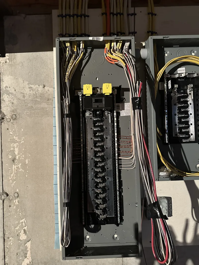 Panel rough-in during renovation — MTL Electric, Long Island